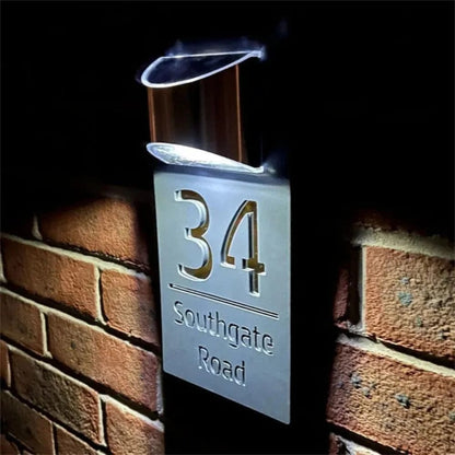 Plaque d'adresse personnalisée