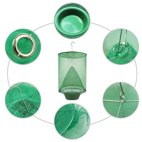 Piège à Mouches Réutilisable - Pack de 4