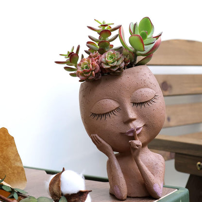 Pot de fleurs artistique