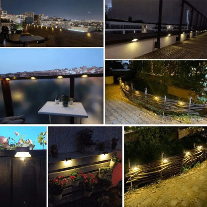 Lampe murale solaire de rebord