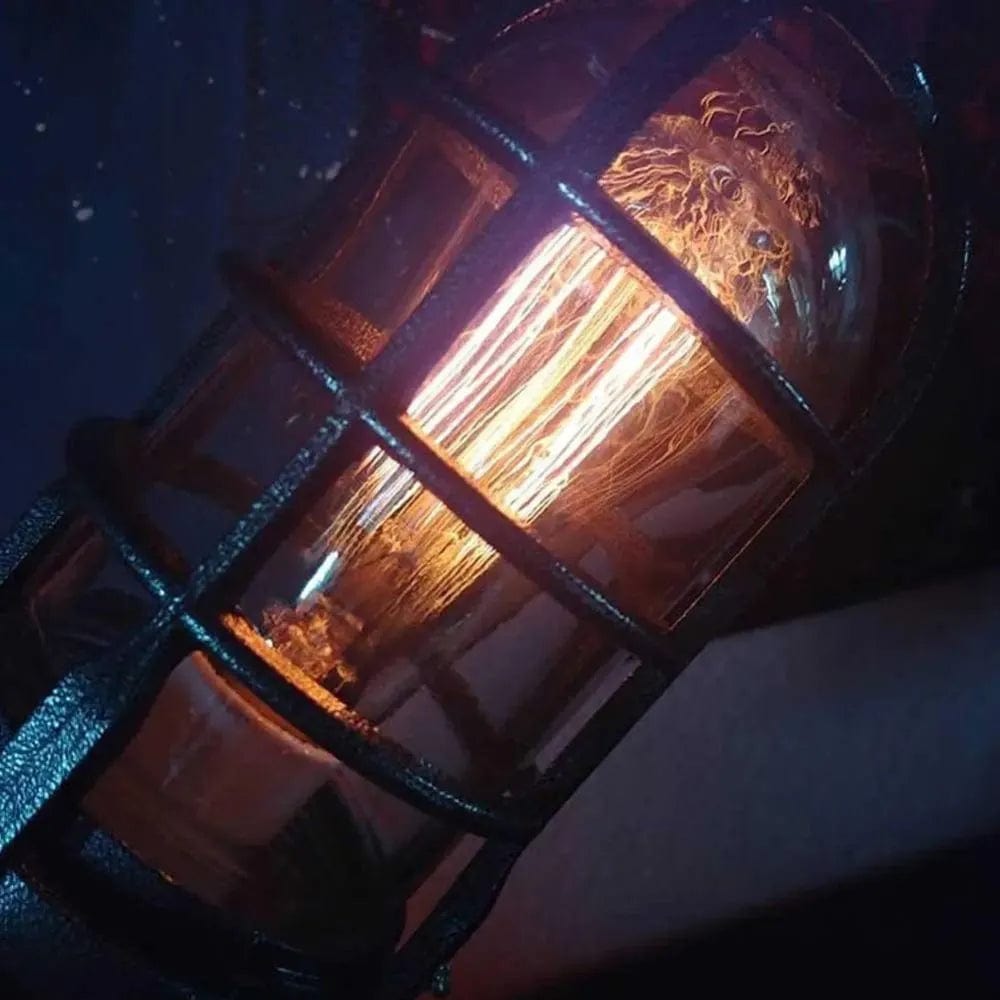 Lampe fusée rétro