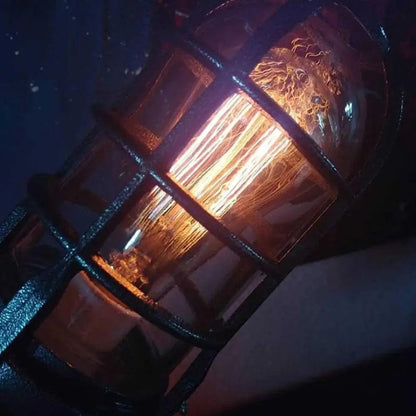 Lampe fusée rétro