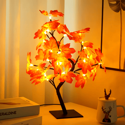 Lampe LED en Forme de Feuille d'Érable