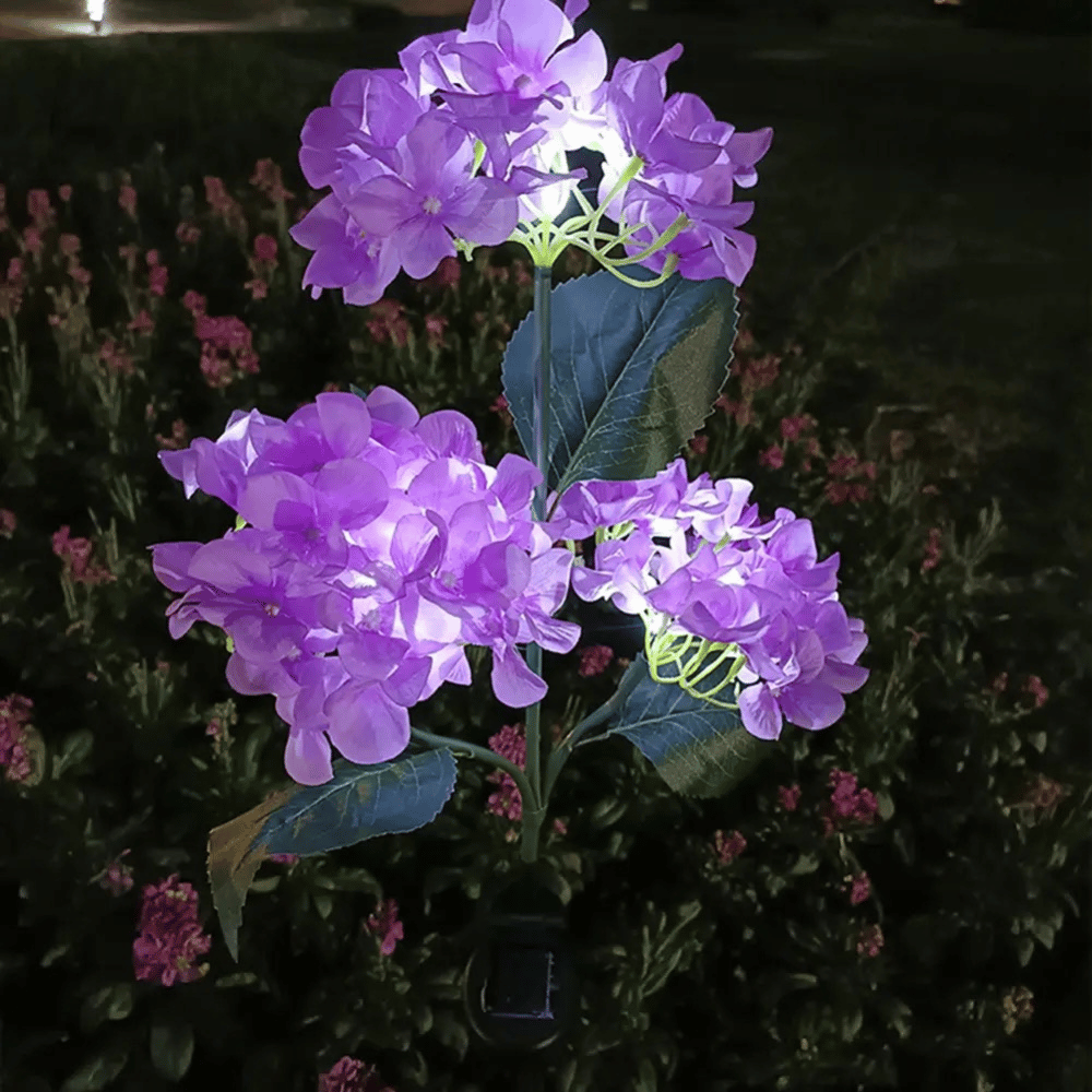 Fleur féerique à énergie solaire