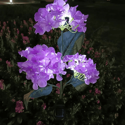 Fleur féerique à énergie solaire
