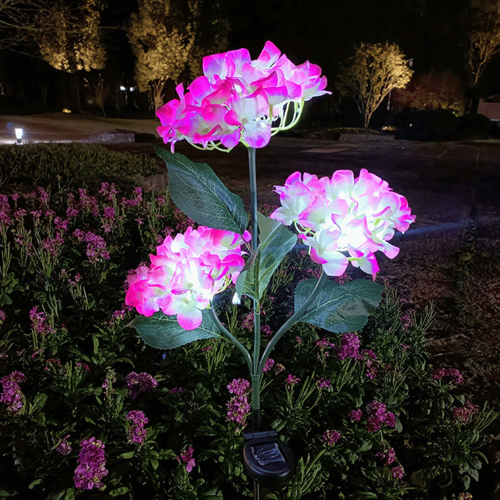 Fleur féerique à énergie solaire