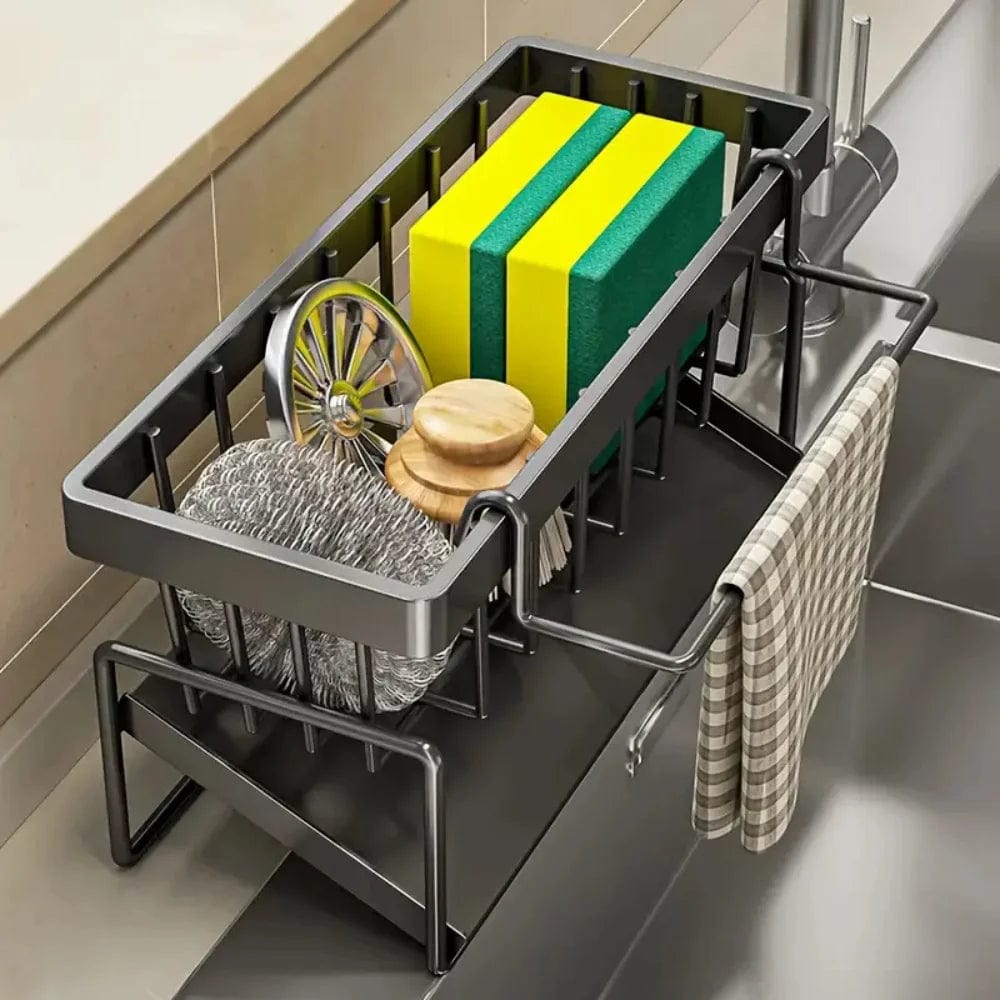 Organisateur d'Évier en Acier Inoxydable