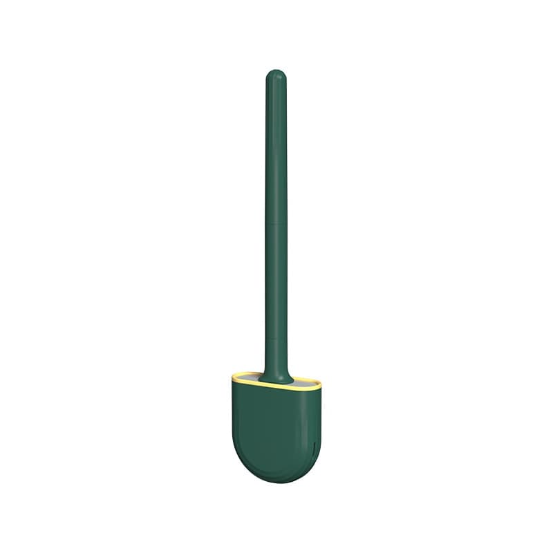 Brosse WC en Silicone avec Manche Longue & Patch Mural